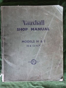 1949 Vauxhall H&I workshop manual – Books and Toys