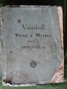 Products: 1949 Vauxhall workshop manual – Books and Toys