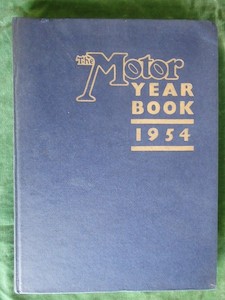 1954 The Motor Year Book – Books and Toys