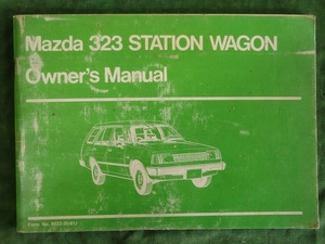 Products: 1981 Mazda 323 owners manual – Books and Toys
