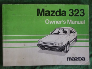 Products: 1985 Mazda 323 owners manual – Books and Toys