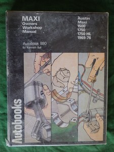 Products: Austin Maxi workshop manual – Books and Toys