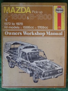 Products: Mazda B1600 B1800 manual – Books and Toys