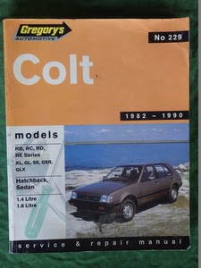 Mitsubishi Colt 1982-90 workshop manual – Books and Toys