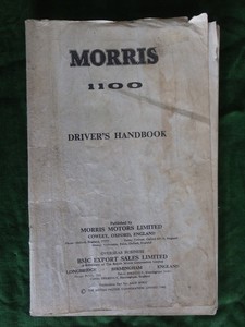 Products: Morris 1100 drivers handbook – Books and Toys