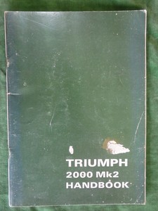 Products: Triumph 2000Mk2 handbook – Books and Toys