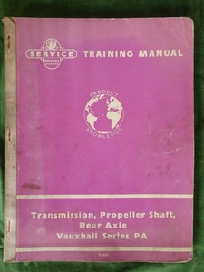 Vauxhall PA workshop manual – Books and Toys