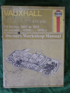 Products: Vauxhall Victor FD workshop manual – Books and Toys