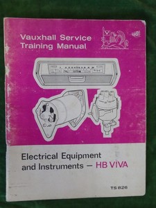 Vauxhall Viva HB electrical manual – Books and Toys