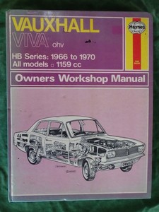 Products: Vauxhall Viva HB workshop manual – Books and Toys