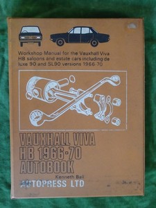 Vauxhall Viva HB workshop manual – Books and Toys