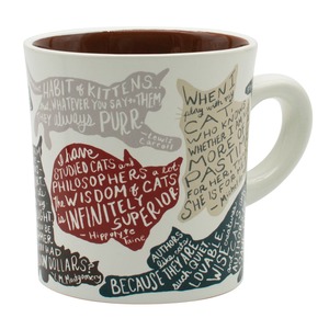 Bookish Accessories: Literature Cat Mug