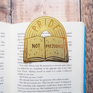 New Bookish: Pride Not Prejudice Brass Bookmark