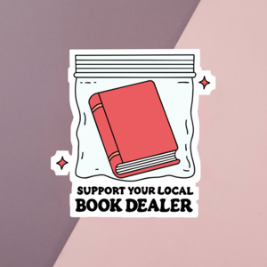 New Bookish: Book Dealer Sticker