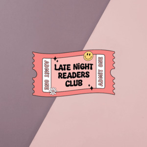 New Bookish: Late Night Readers Club Sticker