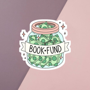 New Bookish: Book Fund Sticker