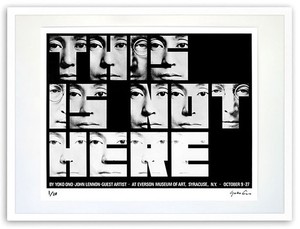 Art and Photography Prints: Yoko Print This Is Not Here 1971