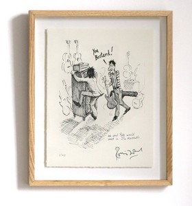 Art and Photography Prints: Ronnie Wood ‘Ronnie and Pete’ Fine Art Print