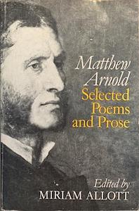 Matthew Arnold Selected poems and prose - By Matthew Arnold, Miriam Allott