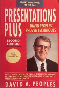Top Business Book Picks: Presentations Plus - By David A. Peoples