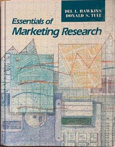 Top Business Book Picks: Essentials of marketing research - By Del I. Hawkins, Donald S. Tull