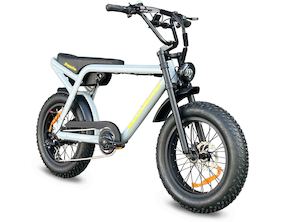Electric Bike: Apache Grey. All Terrain