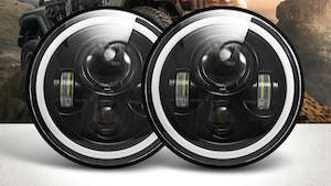 Popular Picks: 7" Universal Halo Headlights (Pair)