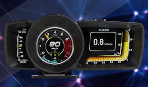 Large OBD2 Car Display Unit / Multi-Gauge / Heads Up Display