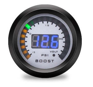 Gauges: 52mm Digital Grey Face Gauges