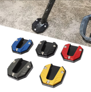 Black Friday: Motorbike Kickstand Extender / Foot Stand Support Plate (CNC Aluminium)