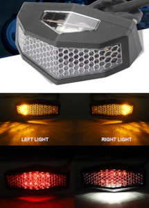 Black Friday: MultiFunction Motorbike Brake + Indicator + Number Plate Rear LED Light