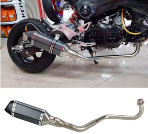 Black Friday: Honda Grom MSX125 Full Bolt-On Exhaust (2013 - 2020) (Carbon Fiber)