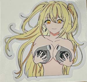 Boosted / Turbo Misa Misa Babe Decal / Sticker - Full Colour