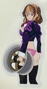 Stickers Decals: Work Meister Babe Decal / Sticker - Full Colour