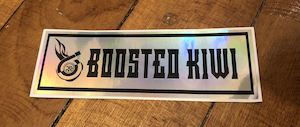 Stickers Decals: Boosted Kiwi Slap Sticker - Holographic