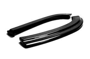 Mitsubishi Lancer Evo 9 Rear Bumper / Spat Extensions DAMD Style (Carbon)