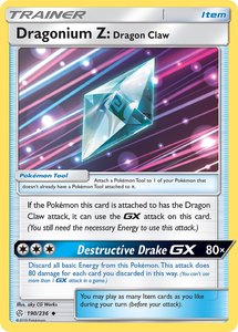 Pokemon Tcg Singles Bulk Cards: Dragonium Z: Dragon Claw 190