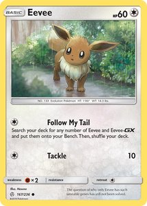 Pokemon Tcg Singles Bulk Cards: Eevee 167