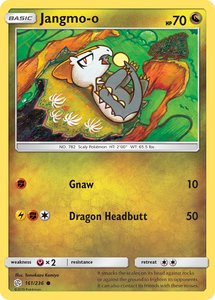 Pokemon Tcg Singles Bulk Cards: Jangmo-o 161