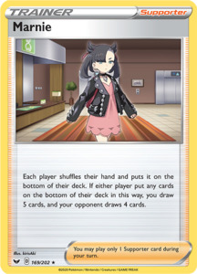 Pokemon Singles Sword Shield Base: Marnie 169