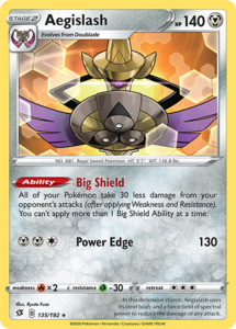 Pokemon Singles Rebel Clash Expansion: Aegislash 135