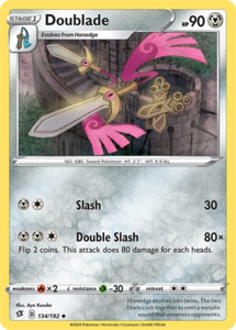 Pokemon Singles Rebel Clash Expansion: Doublade 134