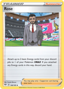 Pokemon Singles Darkness Ablaze Expansion: Rose 168