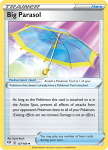 Pokemon Singles Darkness Ablaze Expansion: Big Parasol 157