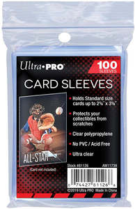 Ultra Pro: Soft Card Sleeves 2-5/8″ X 3-5/8″