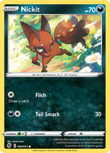 Pokemon Singles Champions Path Expansion: Nickit 046
