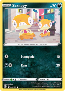 Pokemon Singles Champions Path Expansion: Scraggy 041