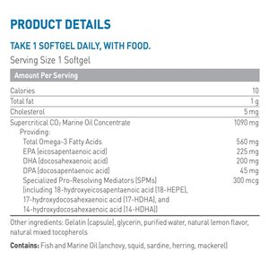 Products: Quell® Fish Oil Ultra Spm – 60 Softgels - Boost Iv