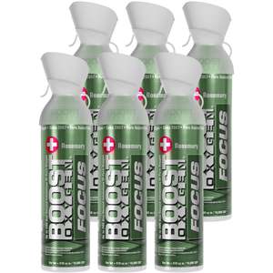Flavoured Cans: Boost Oxygen FOCUS | Rosemary - Large 10L - 6 Pack