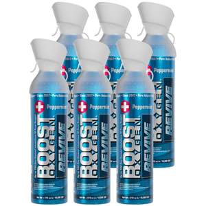 Flavoured Cans: Boost Oxygen REVIVE Peppermint - Large 10L - 6 Pack